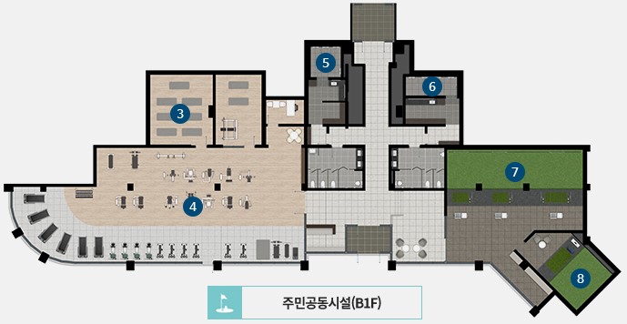 고덕 수자인풍경채 커뮤니티 2단지 - 주민공동시설