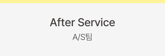 After Service A/S팀