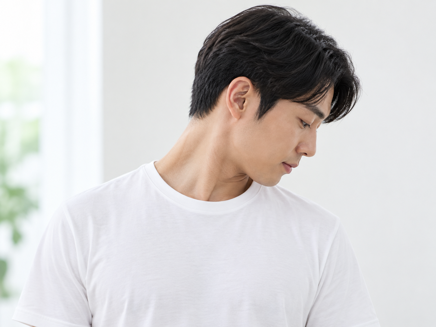 목과 어깨 주변 통증 부위를 보여주는 의료 이미지