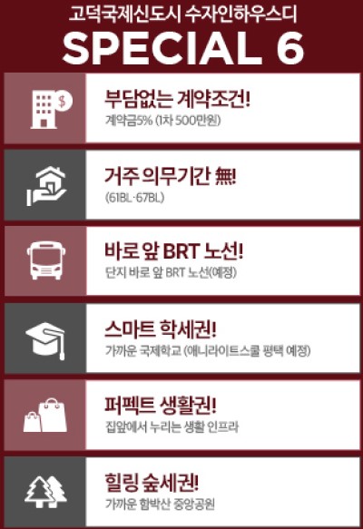 고덕 수자인하우스디 SPECIAL 6
