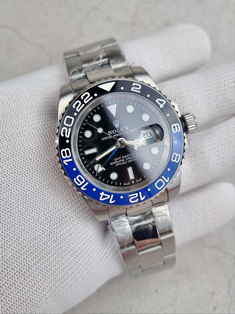 롤렉스 GMT 마스터2 블랙 & 블루 배트맨 시계