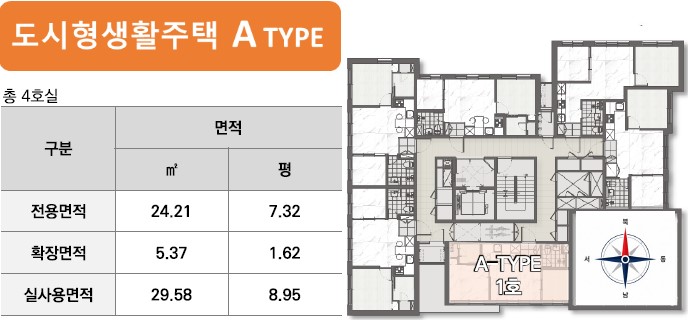 DK 밸리뷰 용산 유니트 - 도시형생활주택 A Type 개요