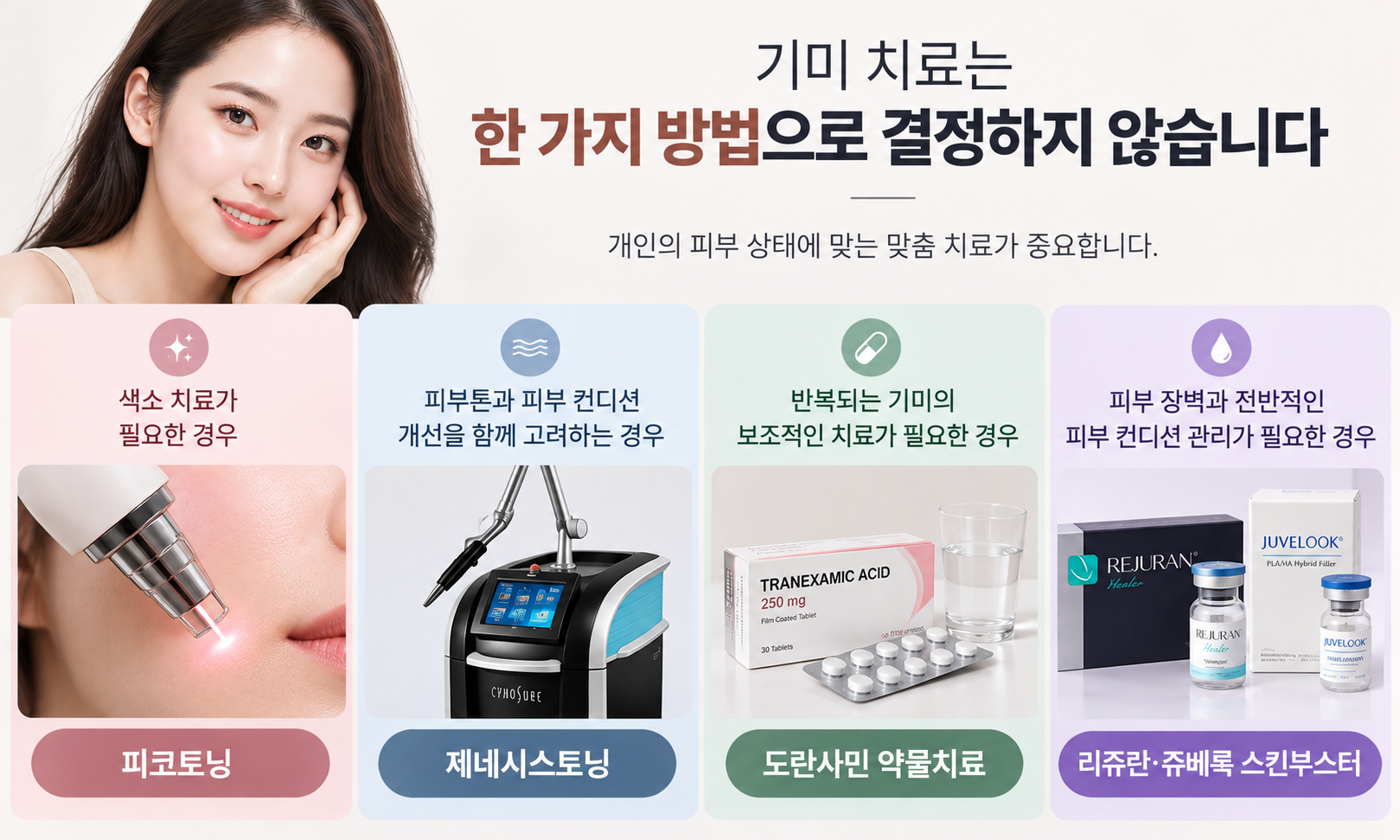 기미치료 방법