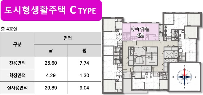 DK 밸리뷰 용산 유니트 - 도시형생활주택 C Type 개요