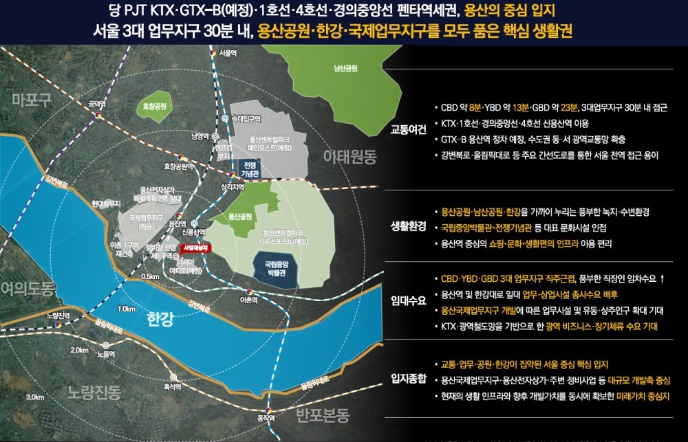 DK 밸리뷰 용산 입지환경 - 광역입지도