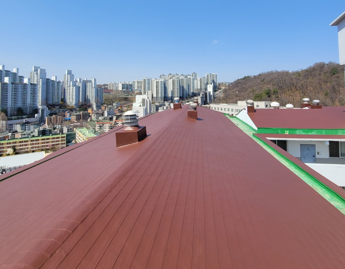 서울 동작구 아파트 POUR 아스팔트슁글 방수 시공사례