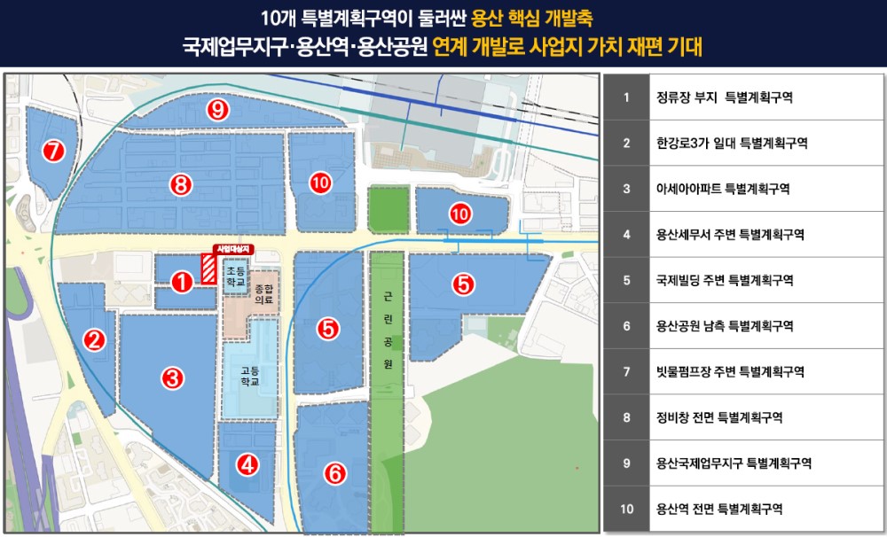 DK 밸리뷰 용산 개발환경 - 특별 계획 구역