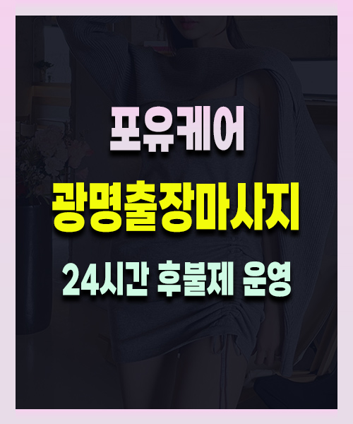 포유케어 광명출장마사지 광명출장안마 24시간 방문 서비스