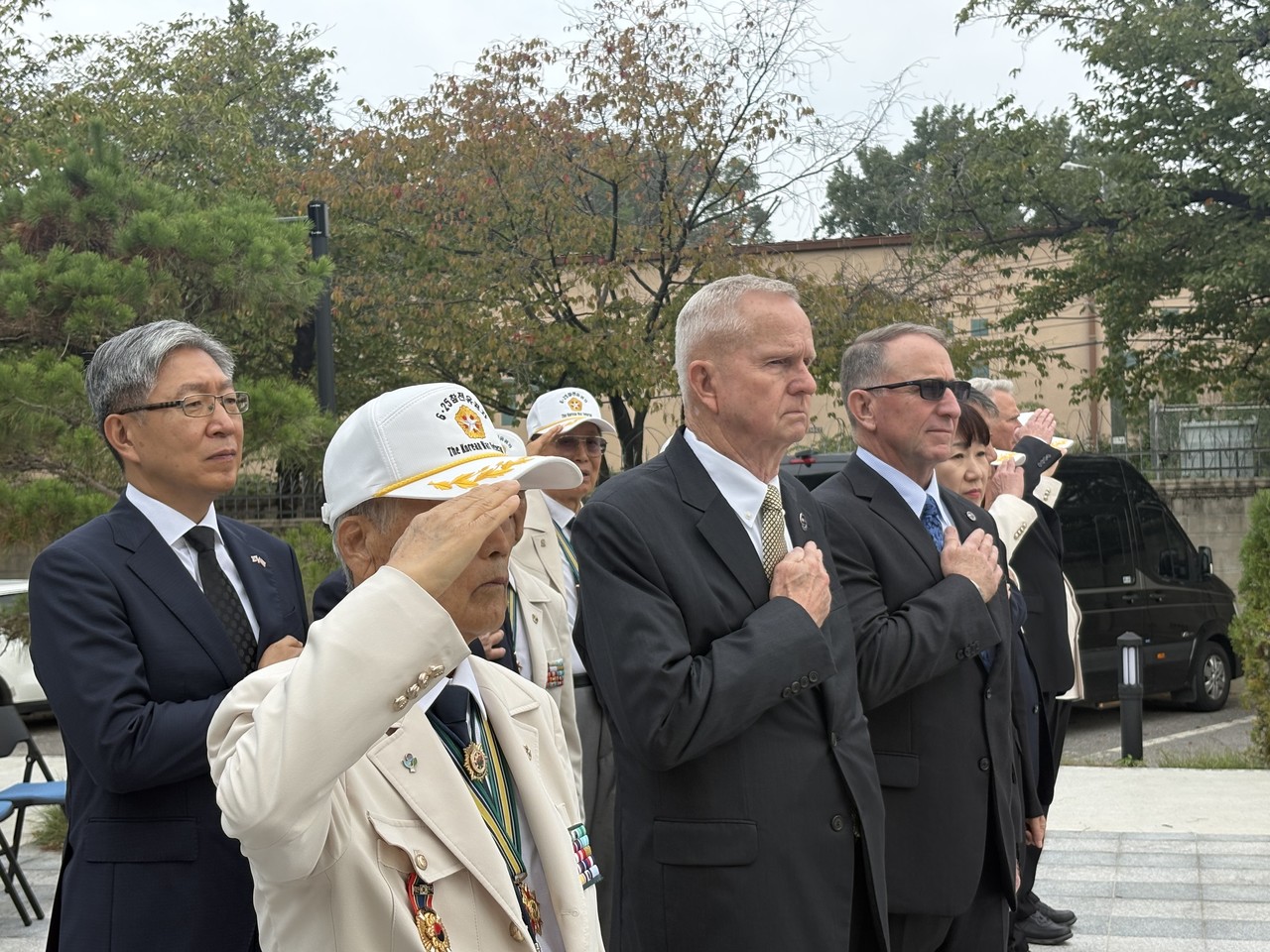 주한미군 전사자 추모비 참배 (9.14)