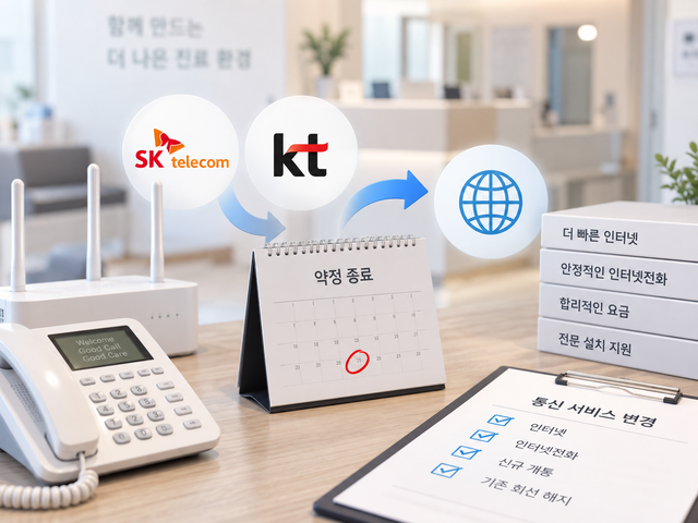 SKT KT 인터넷 약정 만료 후 통신사 변경 상담