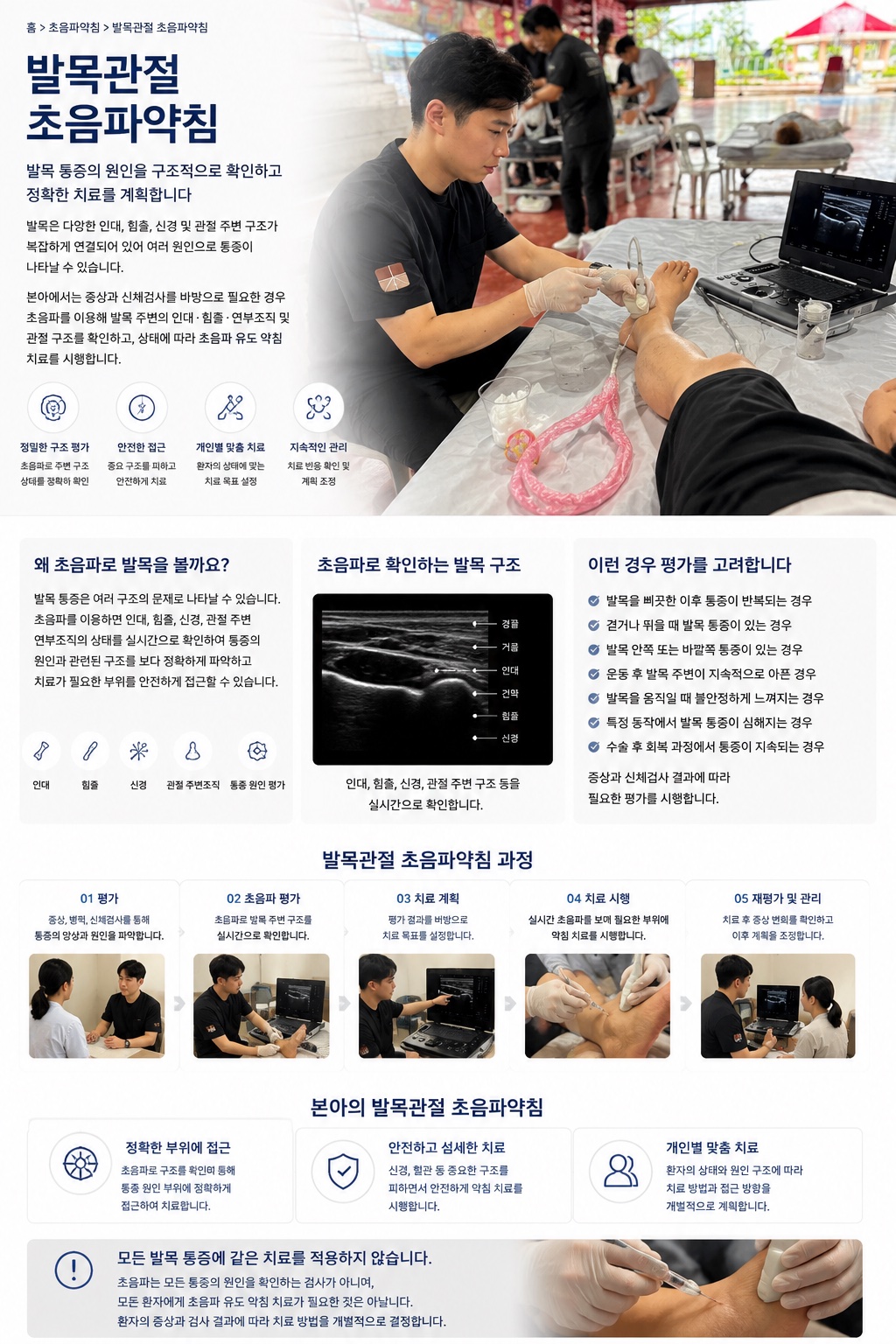 본아한의원 발목관절초음파약침