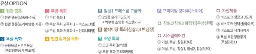 천안 휴먼빌 유니트 - 84㎡A 유상옵션