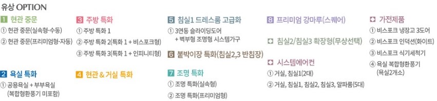 천안 휴먼빌 유니트 - 84㎡D 유상옵션