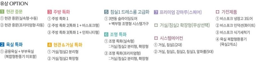 천안 휴먼빌 유니트 - 84㎡B 유상옵션