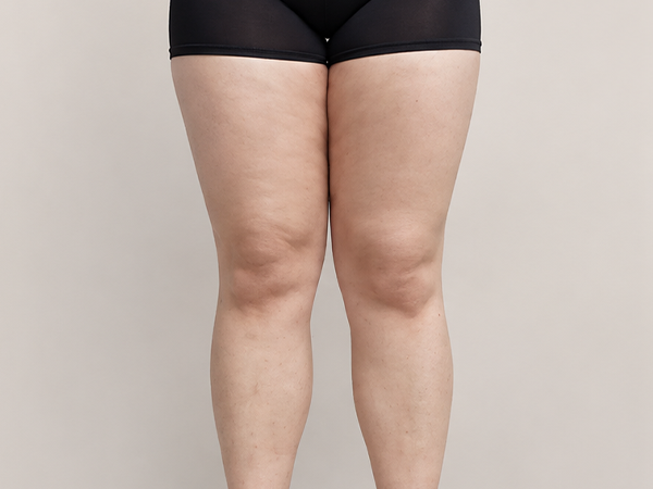 Thigh liposuction before