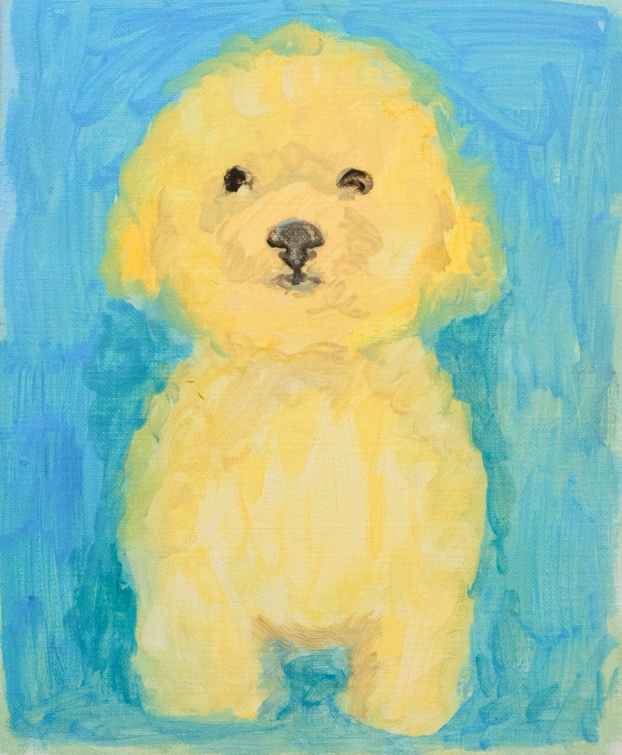 〈DUBoo〉, 2026, Acrylic on canvas, 22.0 x 27.3cm