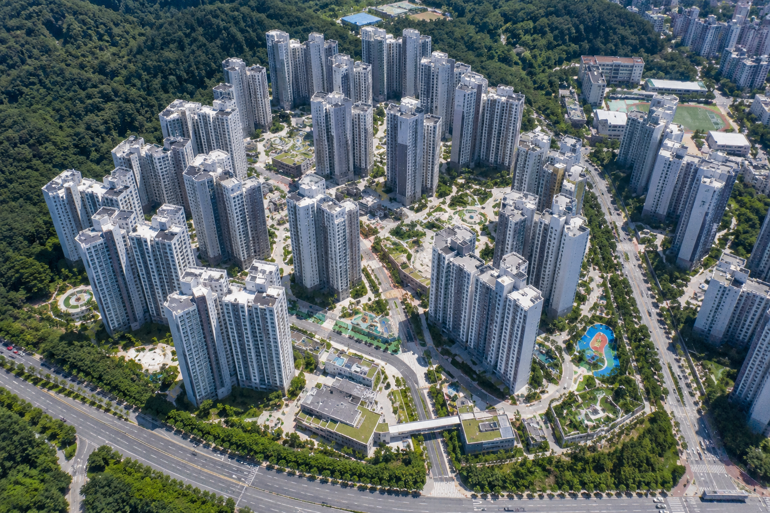 아파트 단지 전경
