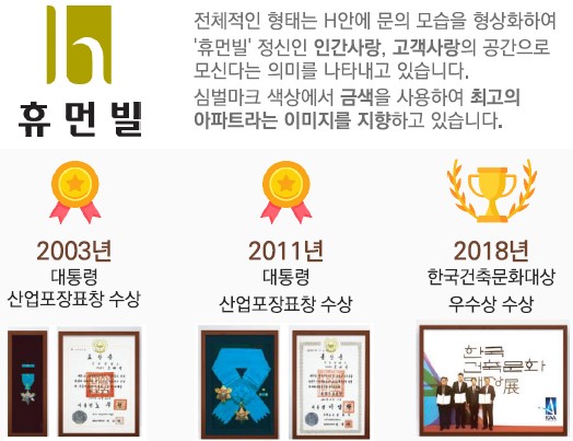 천안 휴먼빌 브랜드 - 휴먼빌 로고와 의미