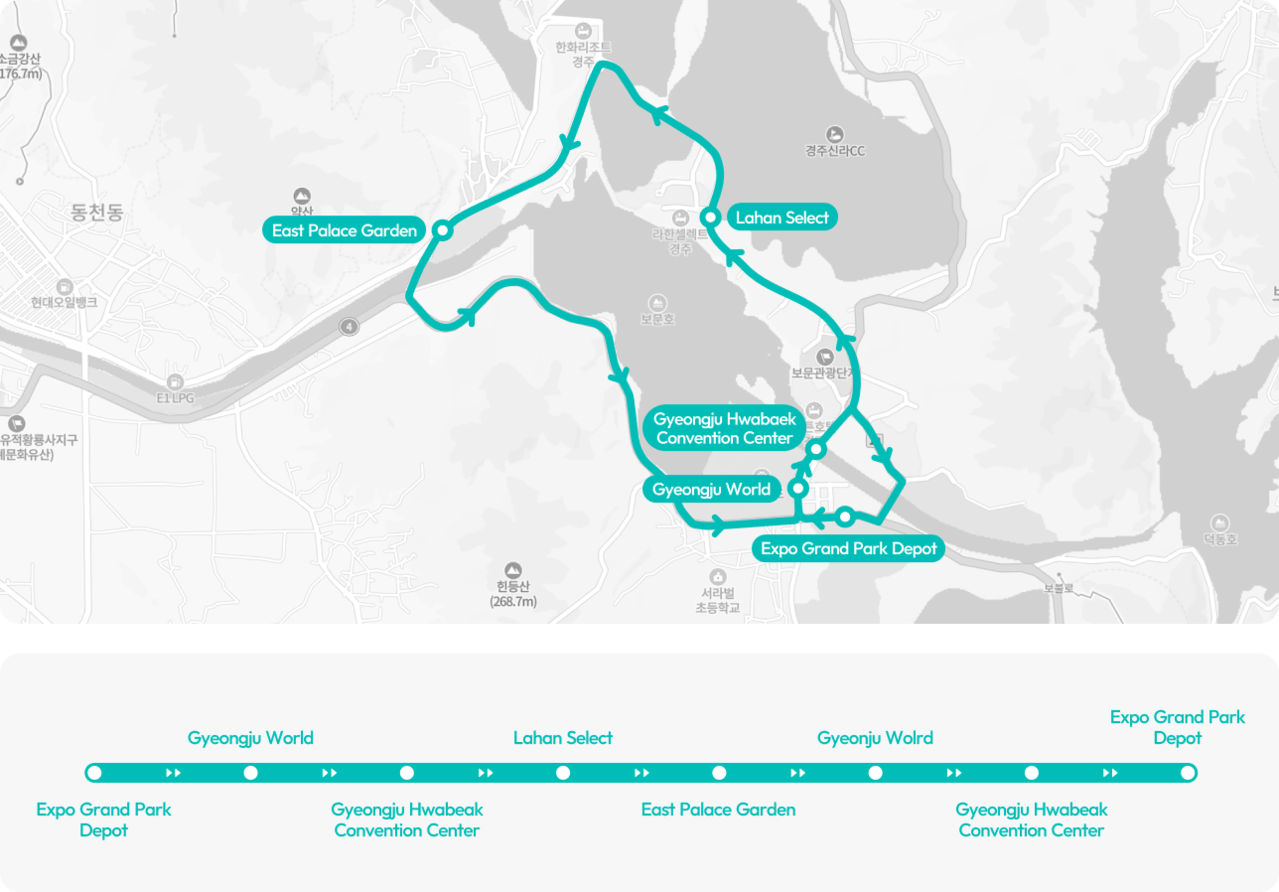 Autonomous A1 route map