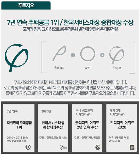 포항 푸르지오 마린시티 브랜드 - 푸르지오