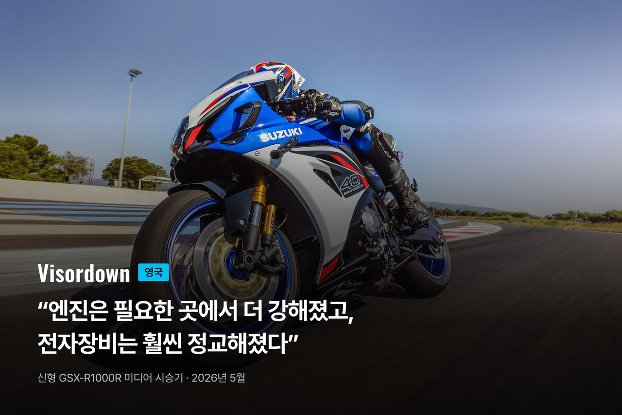 2027년형 GSX-R1000R 해외 시승기 - Visordown