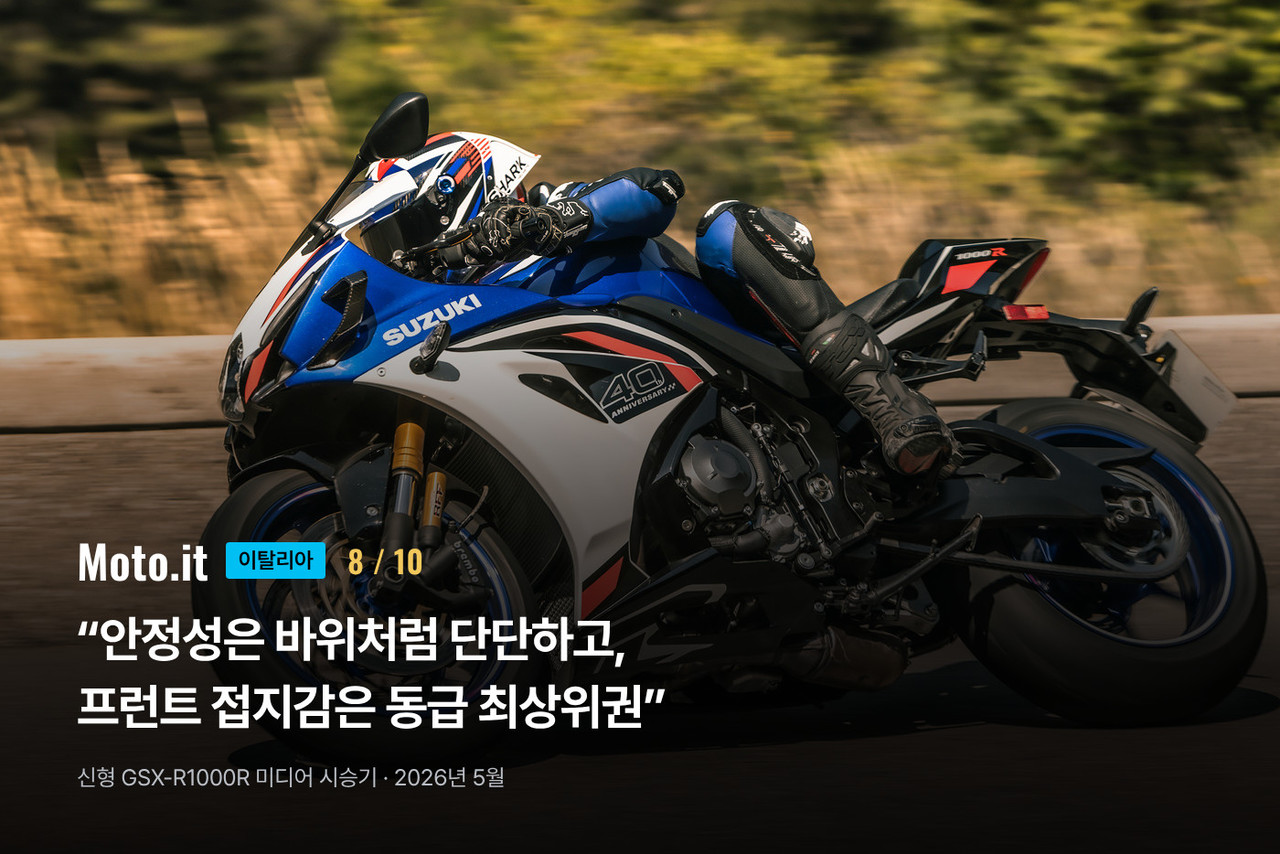 2027년형 GSX-R1000R 해외 시승기 - Moto.it