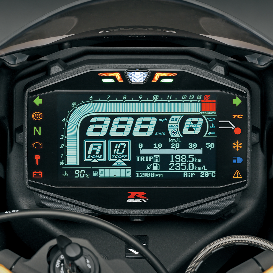 GSX-R1000R LCD 계기판