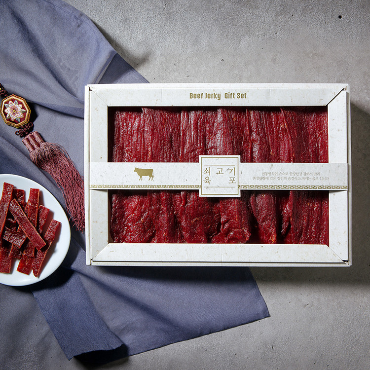 쇠고기 육포 선물세트 70g*5개 350g (29,900원/무료배송)