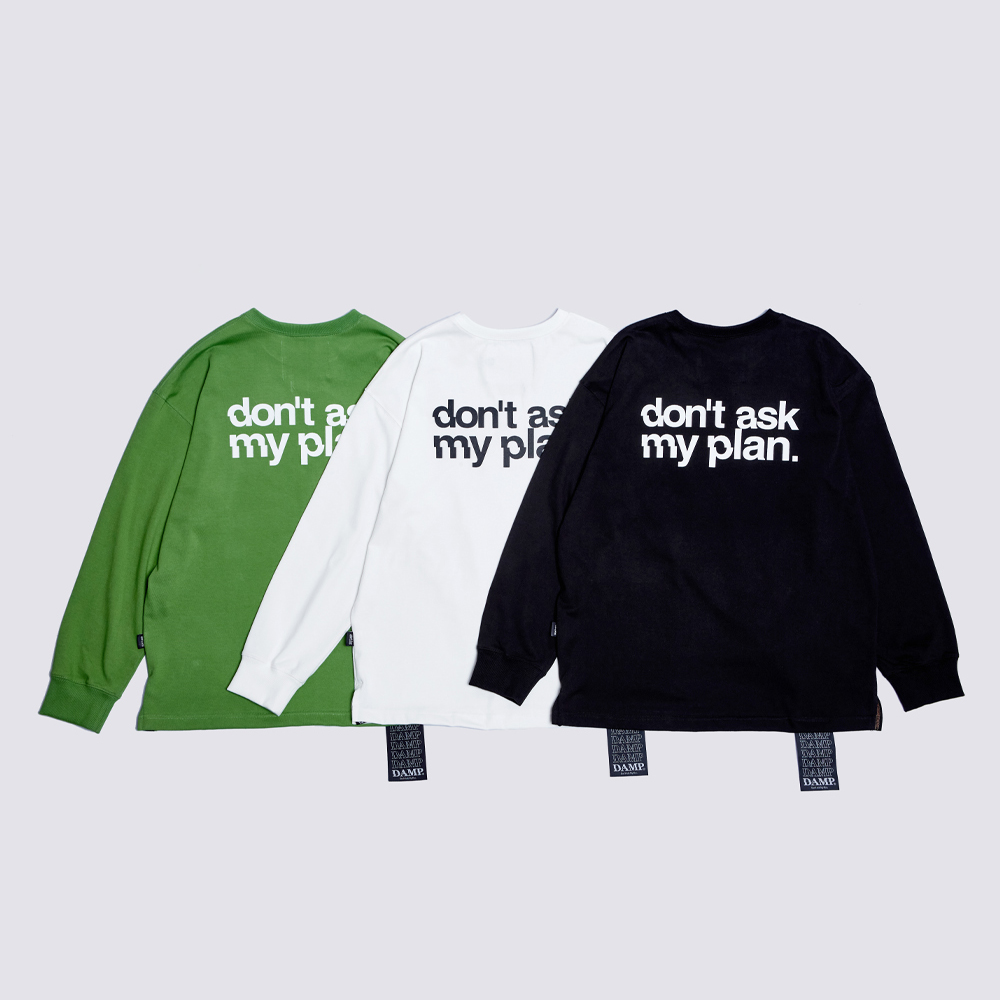 Don't Ask My Plan トップス&ボトムス MUSINSA公式 | Don't Ask My Plan Damp Classic Logo Oversized