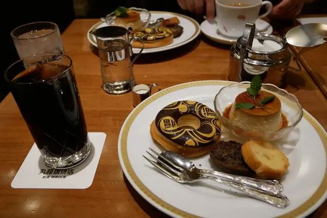 마루후쿠 커피 디저트 세트