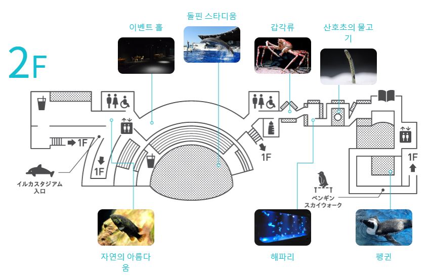 교토 수족관 2층