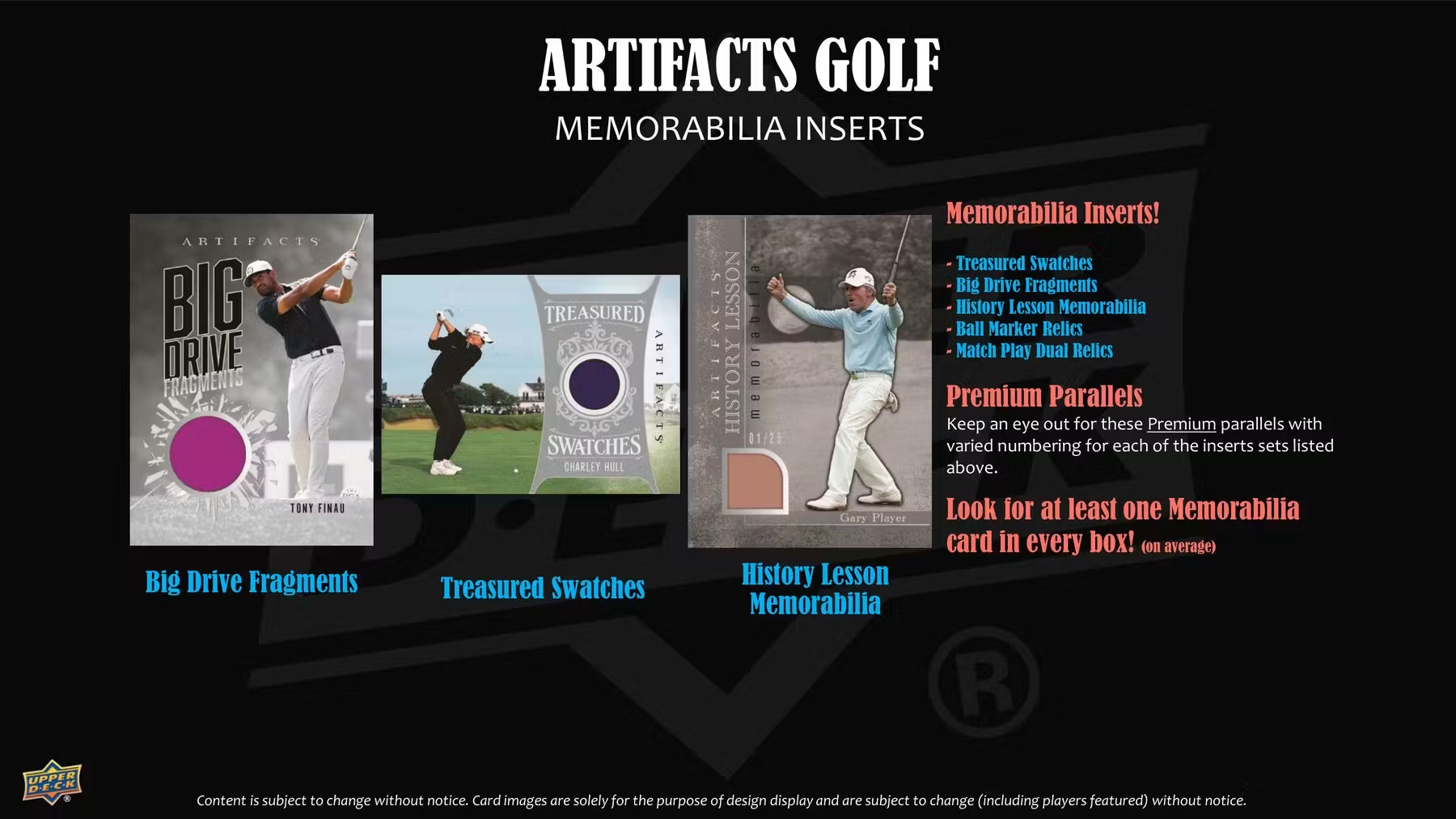 2026 Upper Deck Artifacts Golf Hobby Box