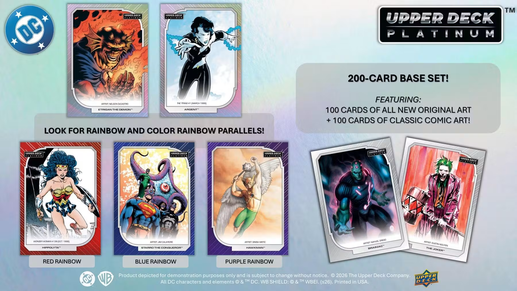 2026 Upper Deck DC Platinum Hobby International Box