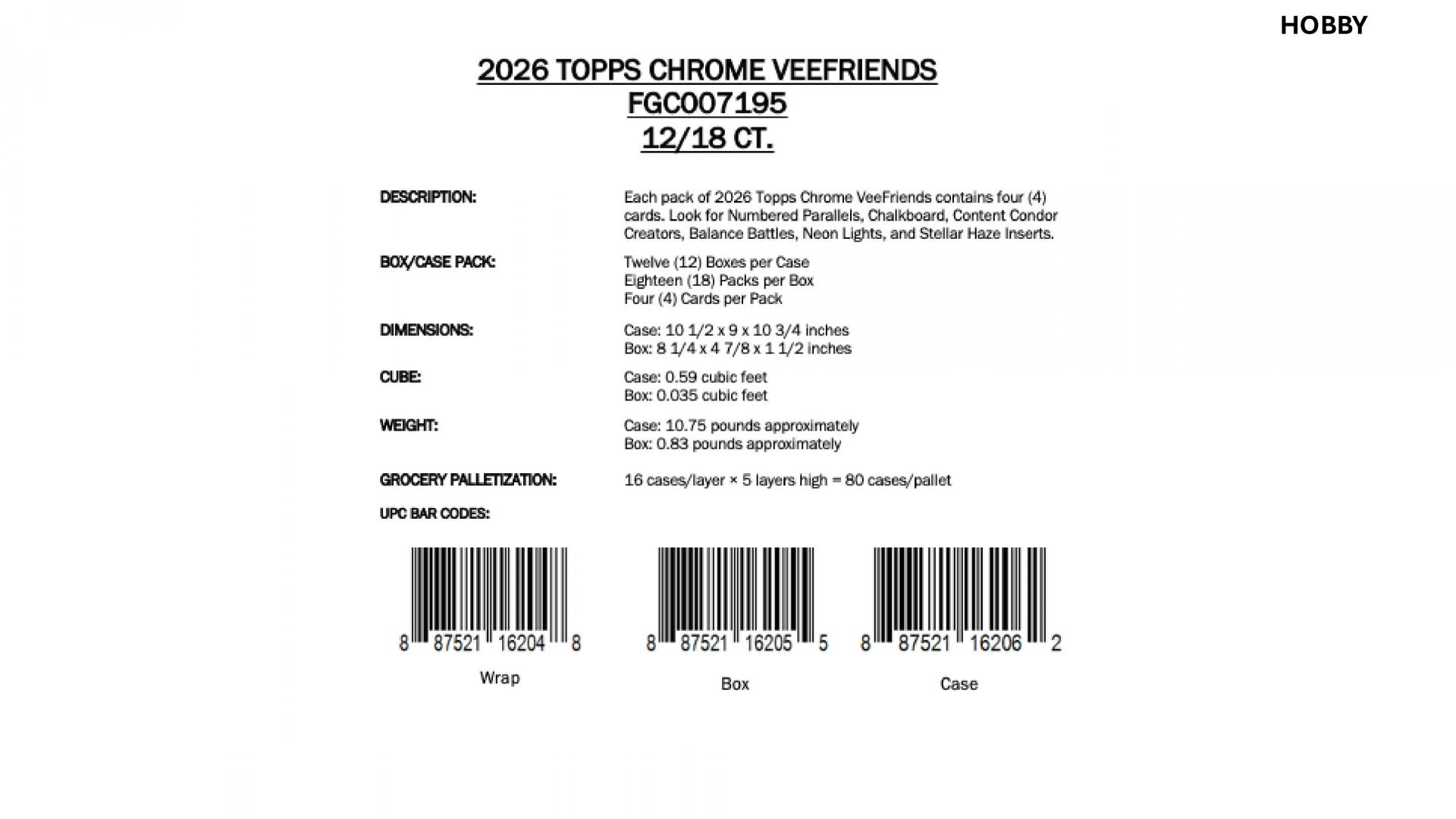 2026 Topps Chrome VeeFriends Mega Box