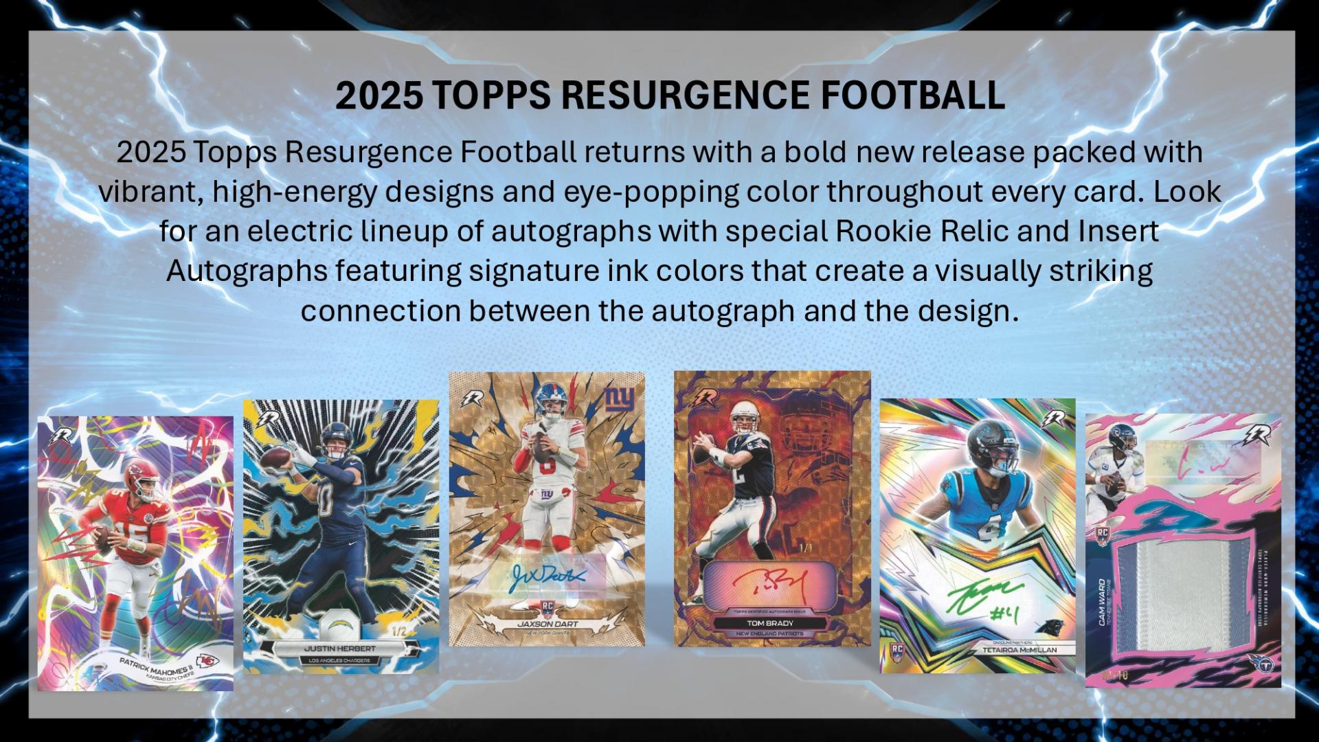 2025 Topps Resurgence Football Mega Box