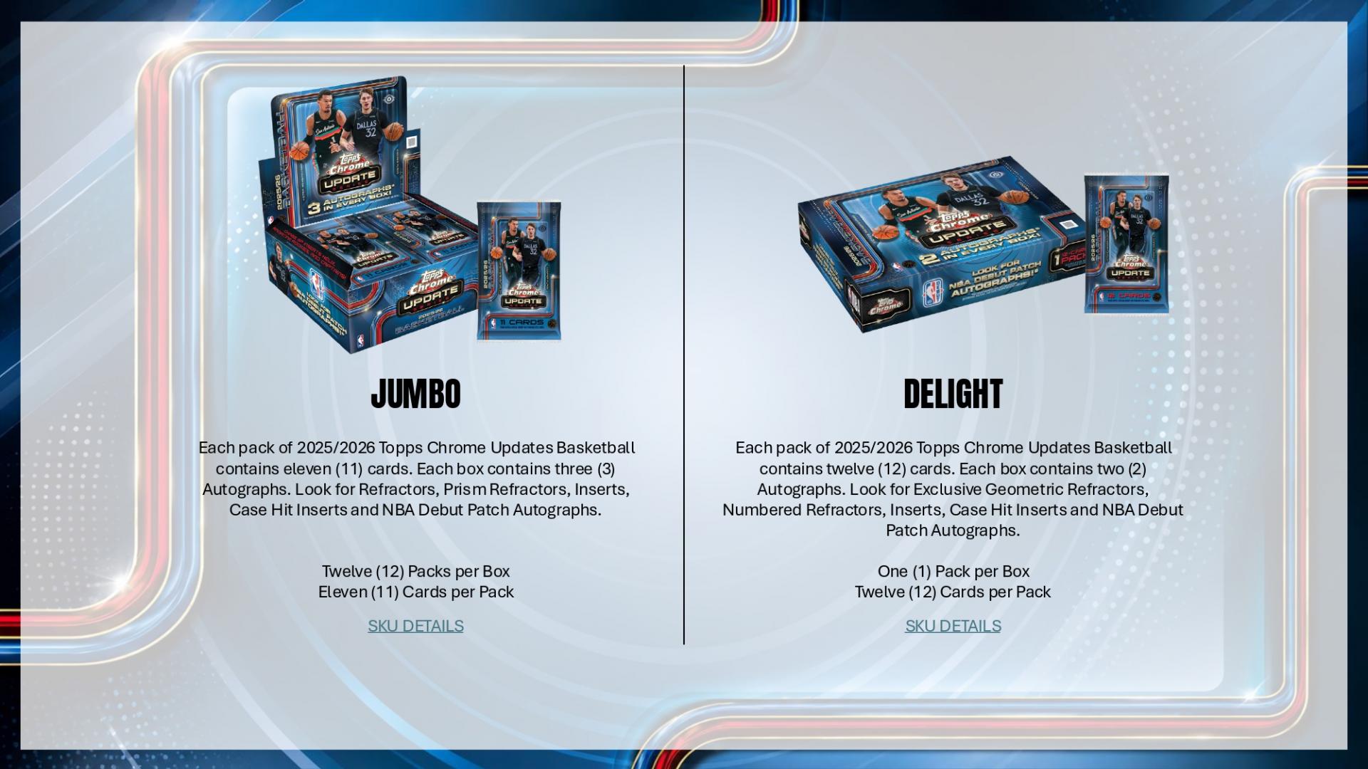 2026 Topps Chrome Update Basketball Hobby Box