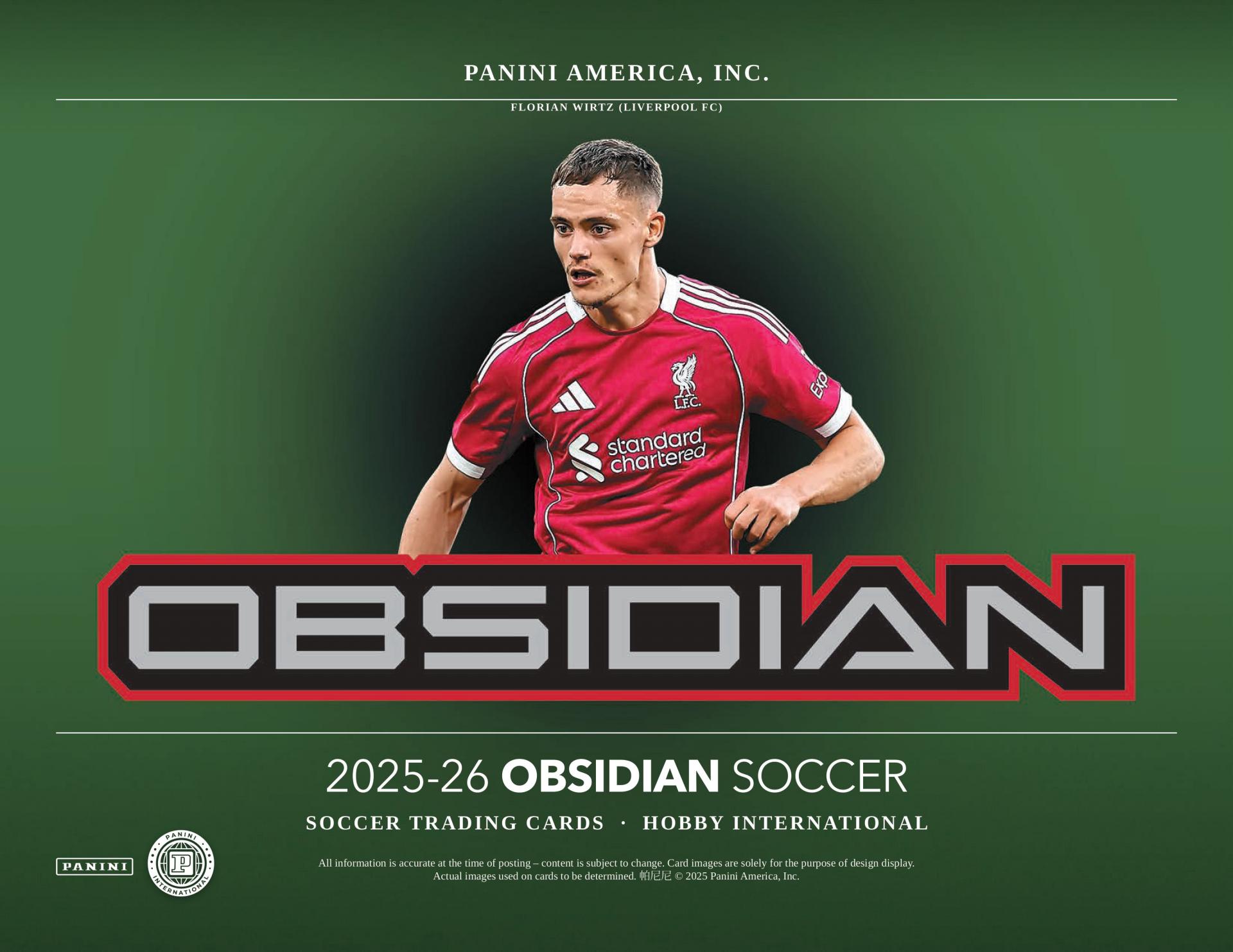 2025-26 Panini Obsidian Soccer Hobby International Box