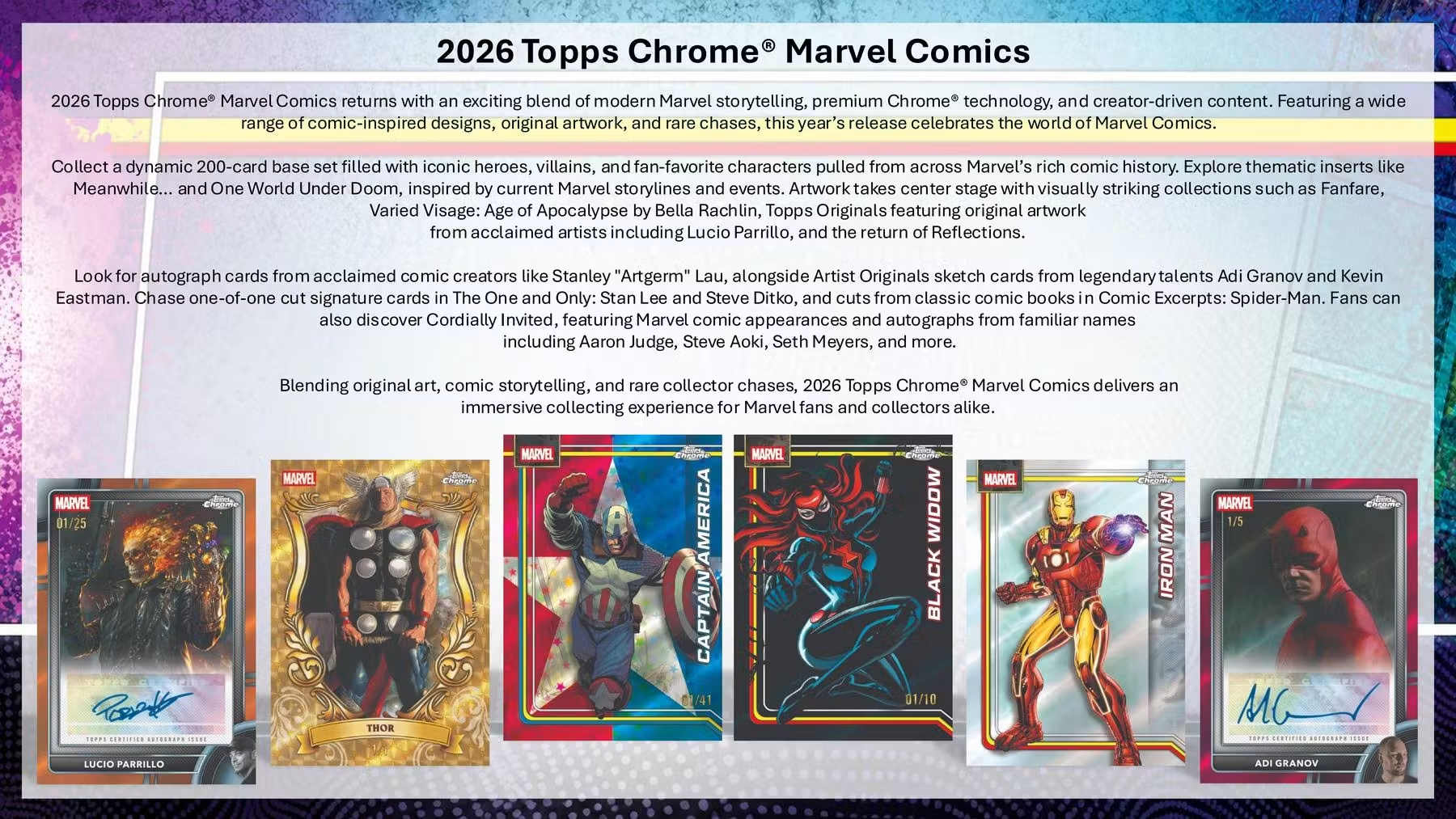 2026 탑스 크롬 마블 코믹스 밸류 박스(재고 수량/발매 일정)
