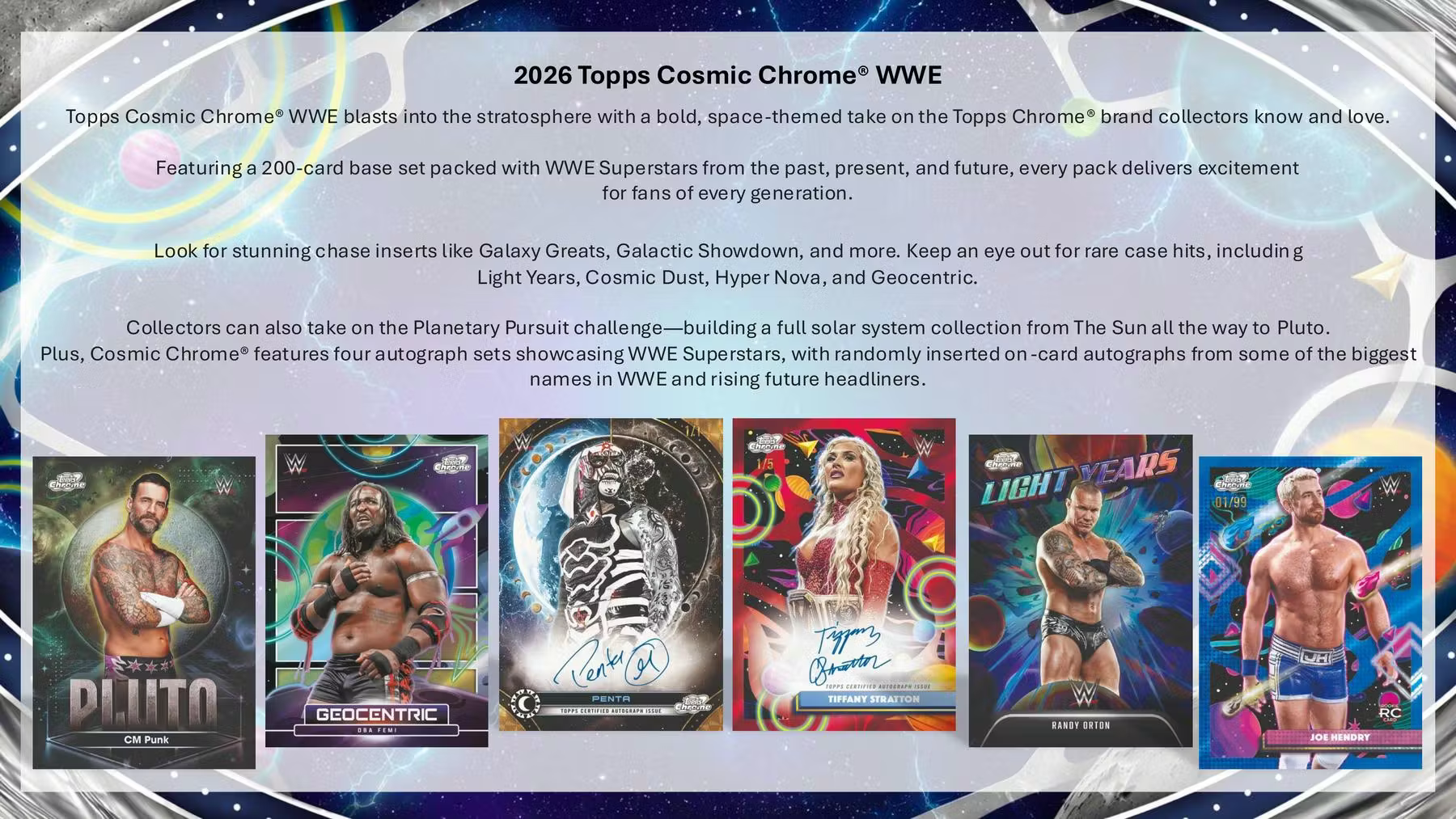 2026 탑스 크롬 코스믹 WWE 하비 박스(가격/내용/재고 수량/발매 일정)