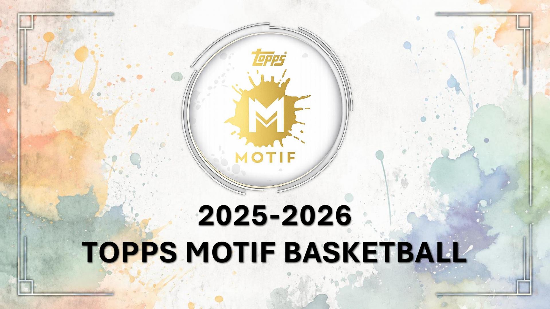 2025-26 Topps Motif Basketball Hobby Box