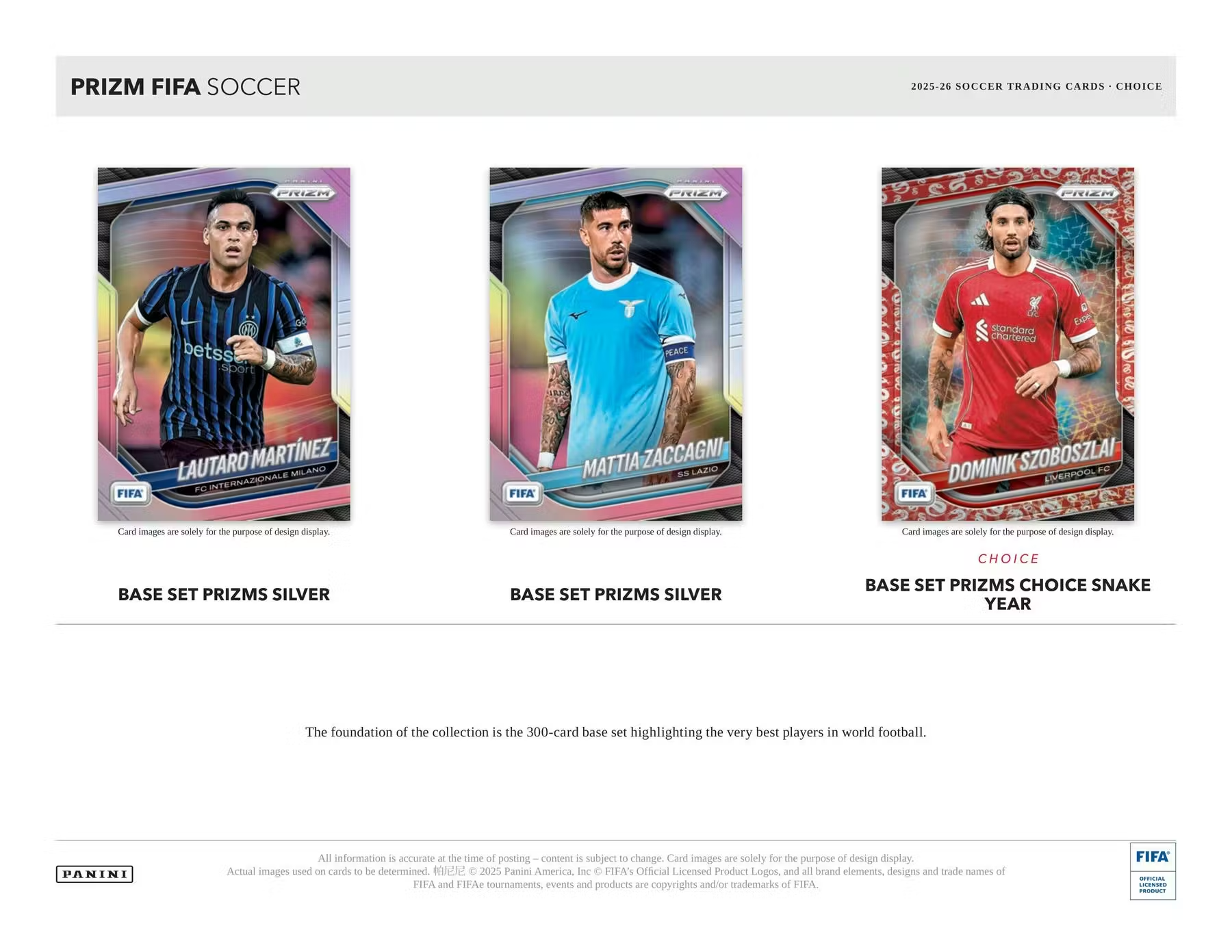 2025–26 Panini Prizm FIFA Soccer Choice Box