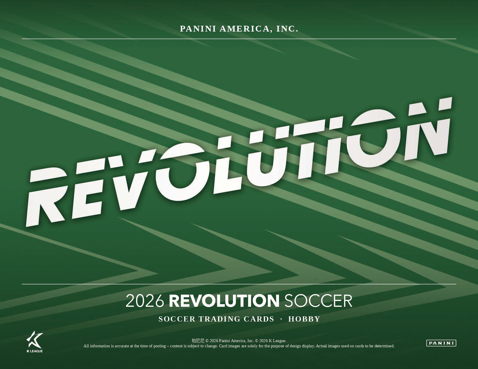2026 Panini Revolution K League Soccer Hobby Box