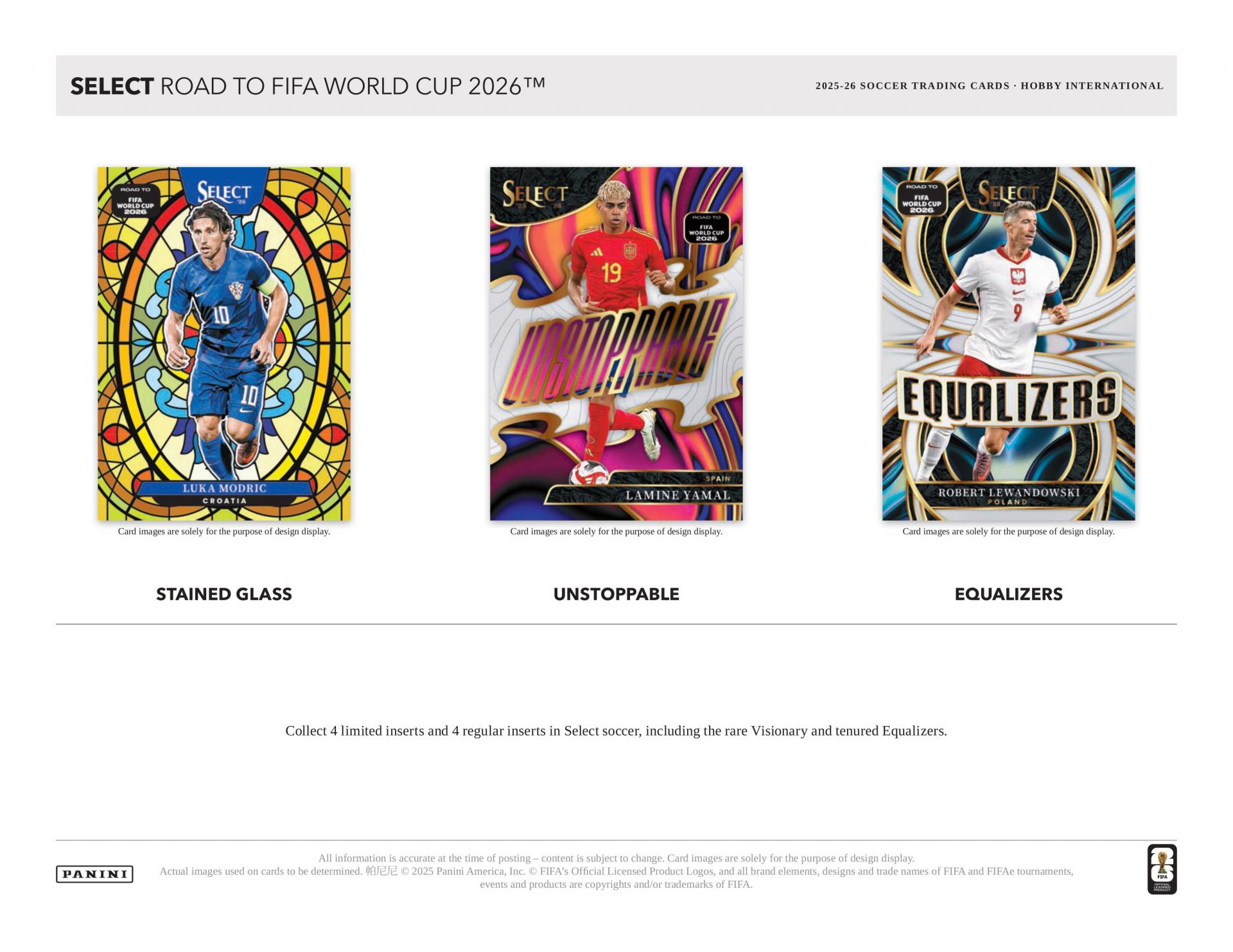 2025-26 Panini Select Road to FIFA World Cup Soccer Hobby International Box