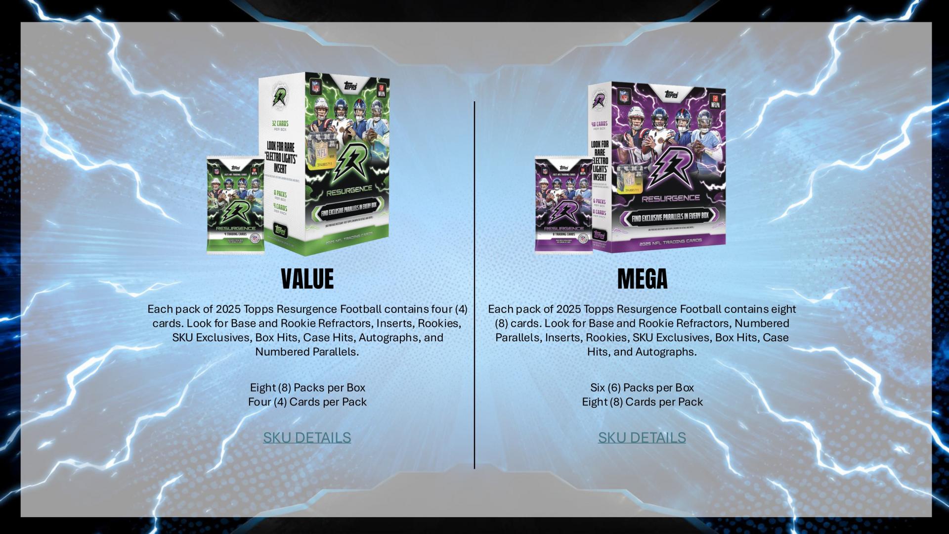 2025 Topps Resurgence Football Value Box