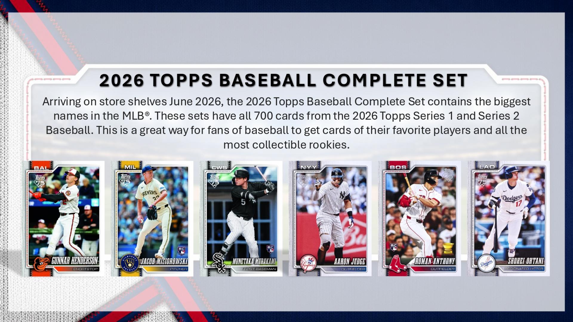 2026 Topps Baseball Complete Set Box