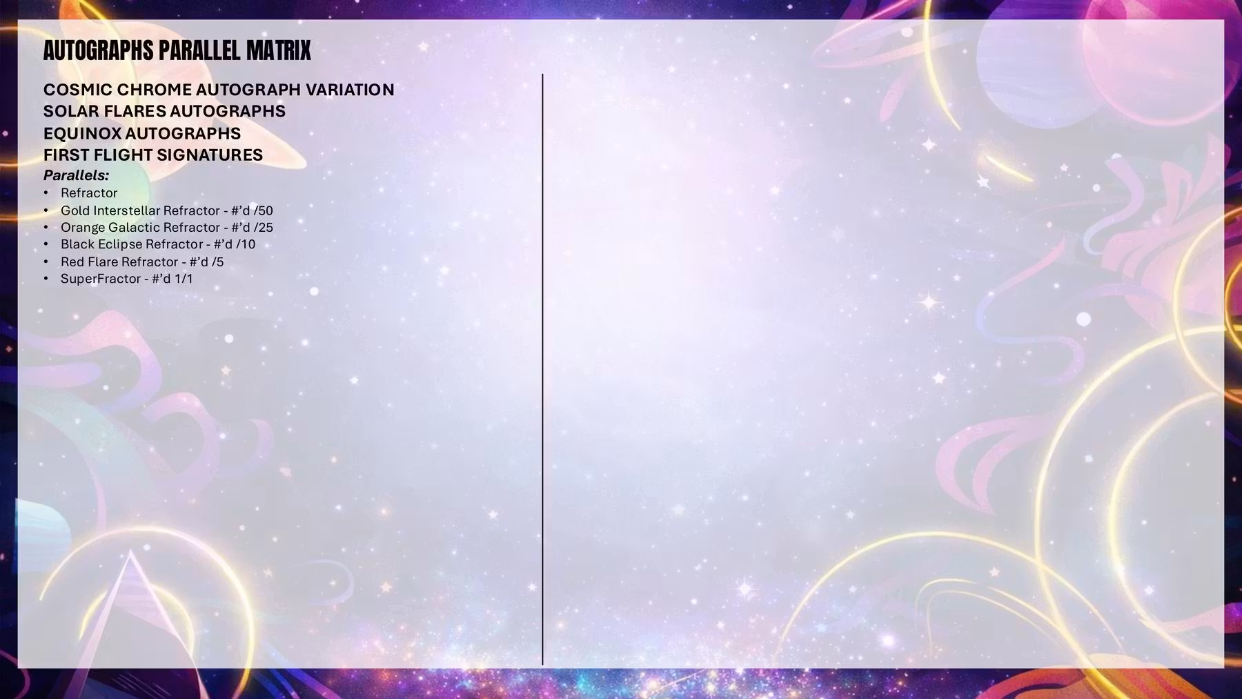 2025 Topps Chrome Cosmic Football Hobby Box