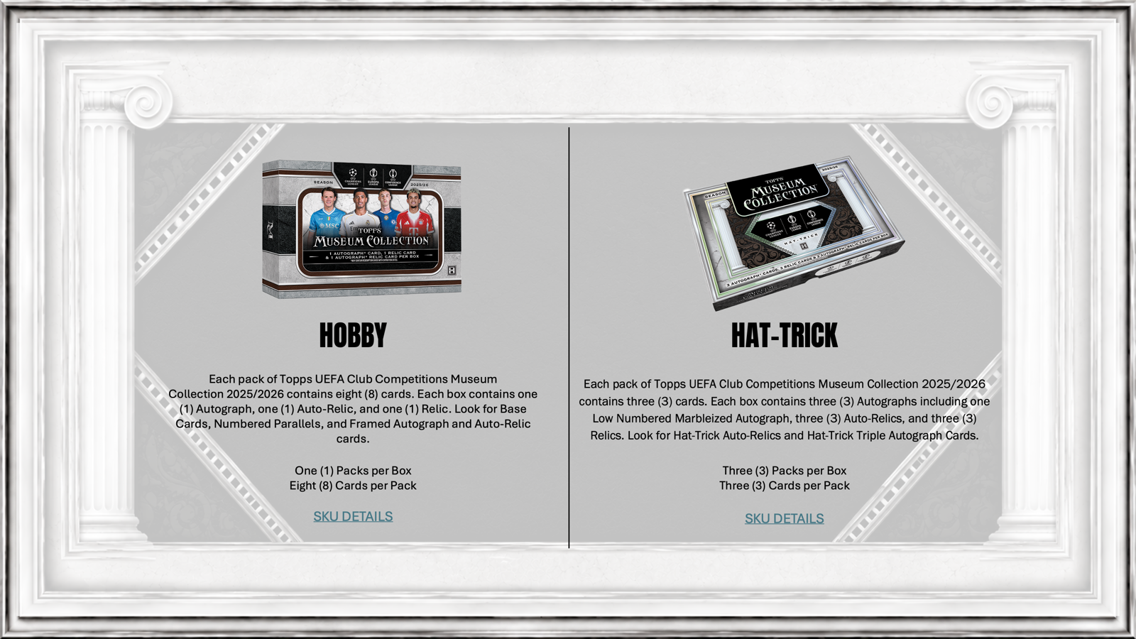 2025-26 Topps Museum Collection UCC Hat-Trick Box