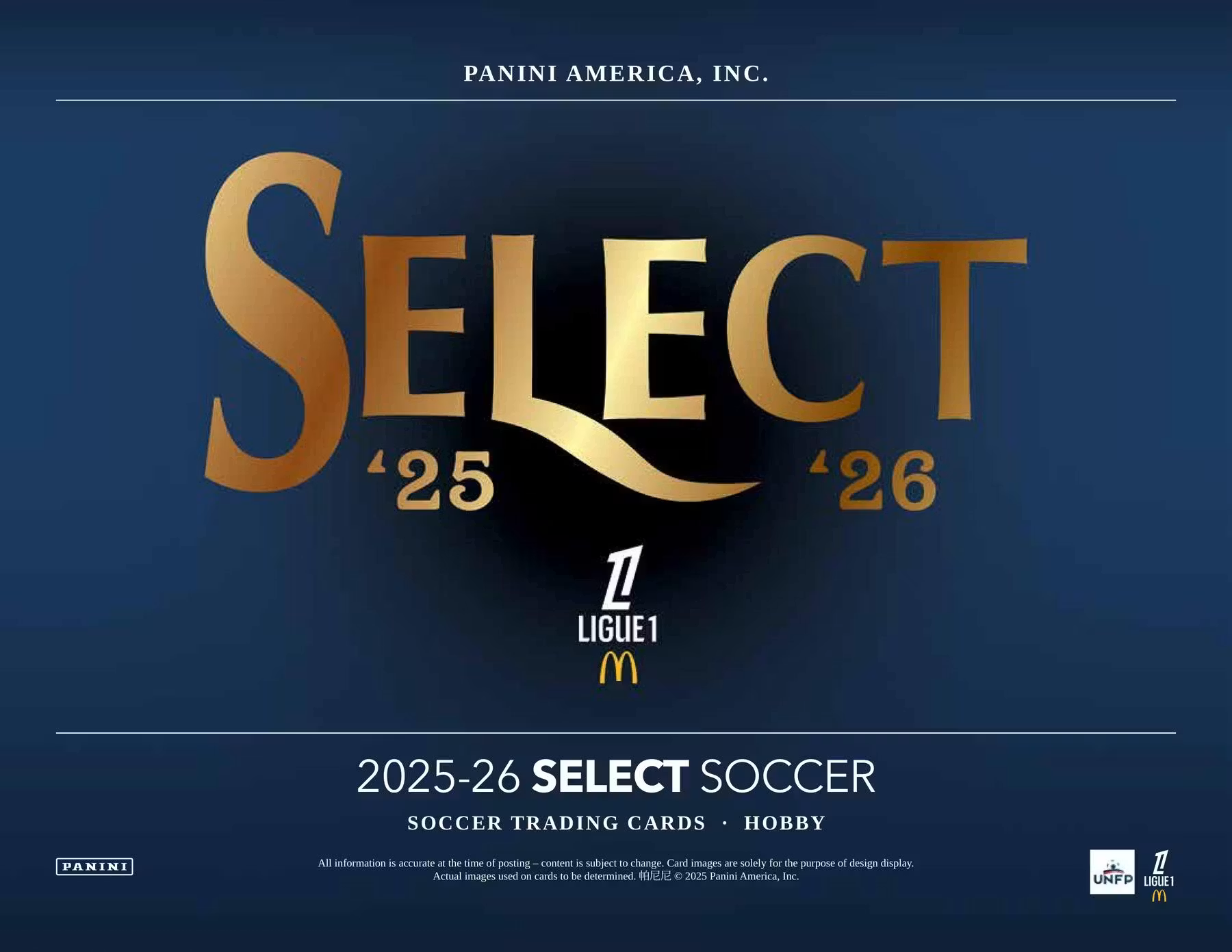 2025-26 Panini Select Ligue 1 Soccer Hobby Box