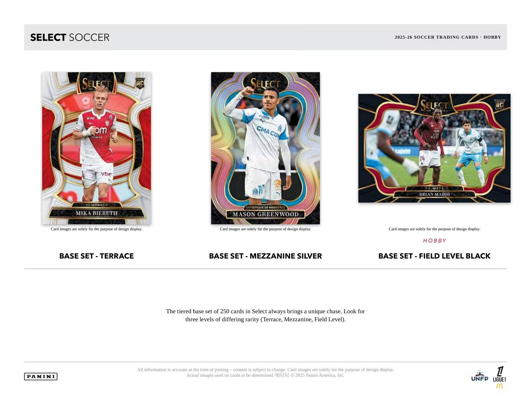 2025-26 Panini Select Ligue 1 Soccer Hobby Box