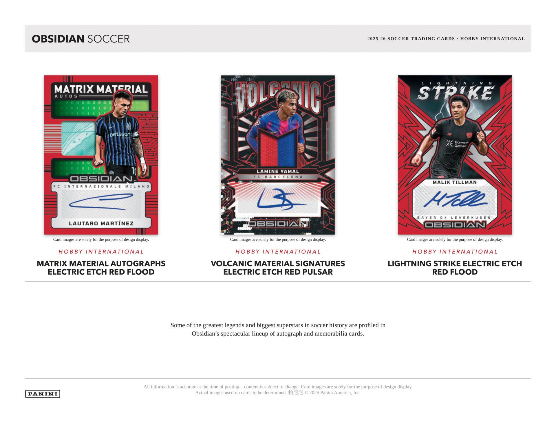 2025-26 Panini Obsidian Soccer Hobby International Box